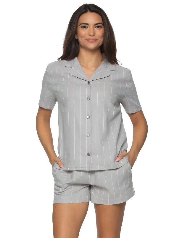 Weekend Specials to Cherish Mirielle Collar Pajama Short Set