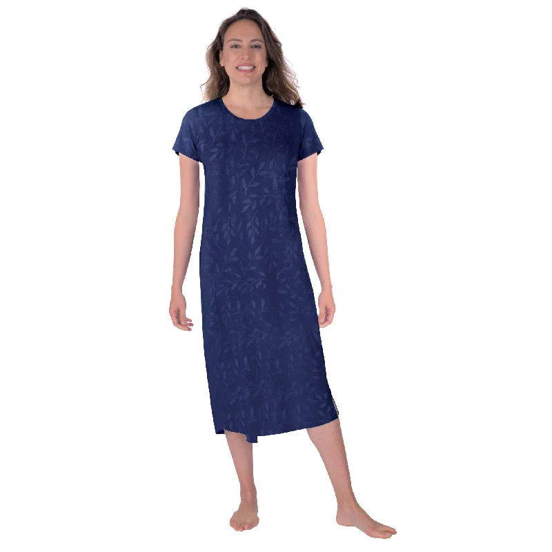 Weekend Price Cuts Galore Women's Moisture Wicking Scoop Neck Nightshirt