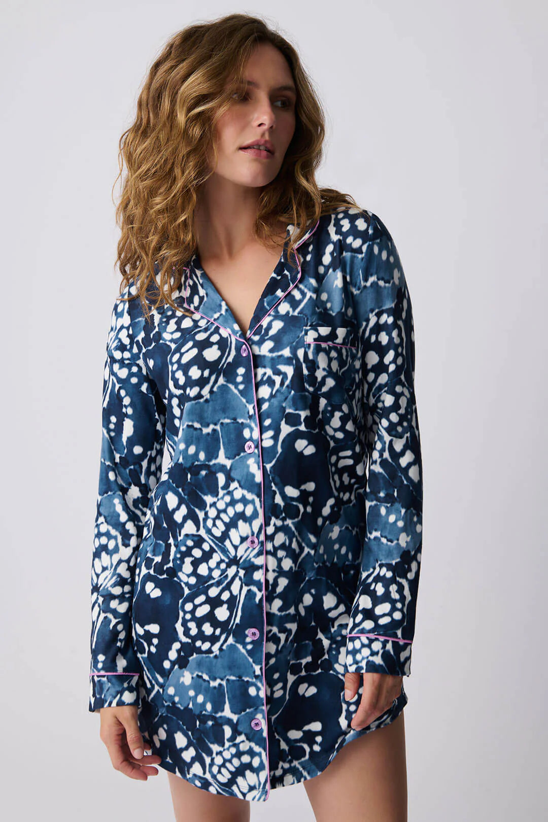 Weekend Steals Await Nightshirt Button Up Spread Your Wings