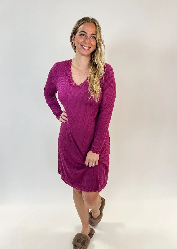 Weekend Savings Fiesta Nightshirt Modest With Shelf Bra