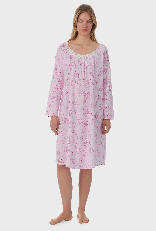 Weekend Bargains to Enjoy Paisley Floral Cotton Waltz Nightgown