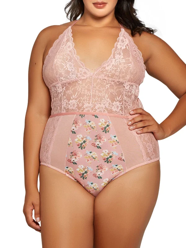 Women's Peony Plus Size Teddy