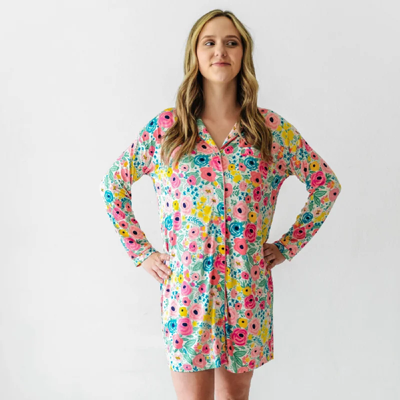 Mega Discount Secret Garden Women's Long Sleeve Sleep Shirt