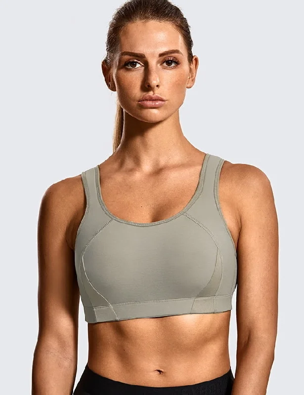 Shock Control High Impact Lightly Padded Wireless Sports Bra