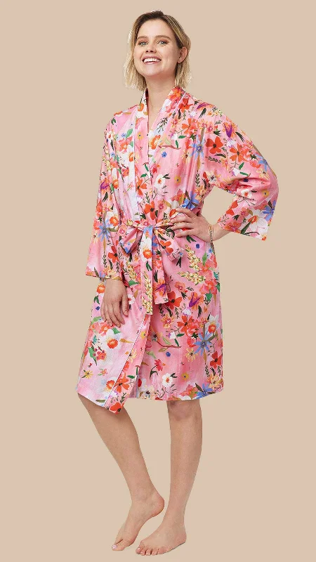 Take Action Spring Fling Luxe Pima Kimono Robe