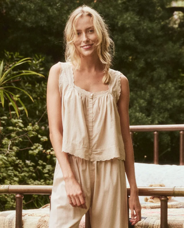 Instant Deal The Eyelet Tank. -- Soft Rosette