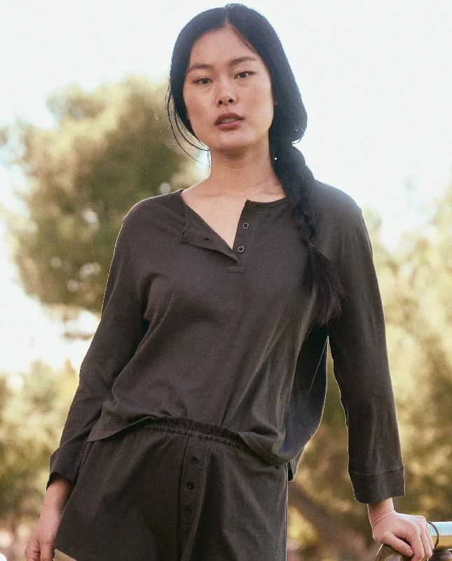 Weekend Savings Spectacular The Sleep Henley. -- Washed Black