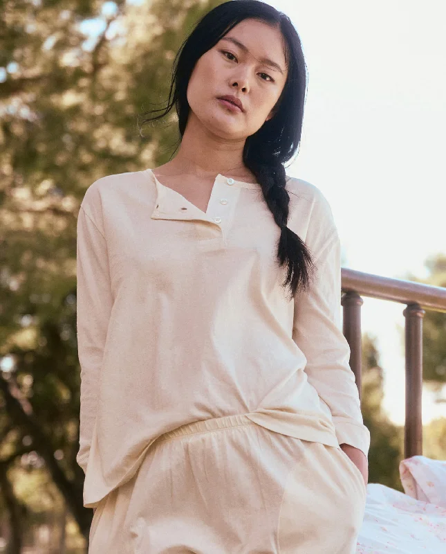 Weekend Specials to Indulge In The Sleep Henley. -- Washed White