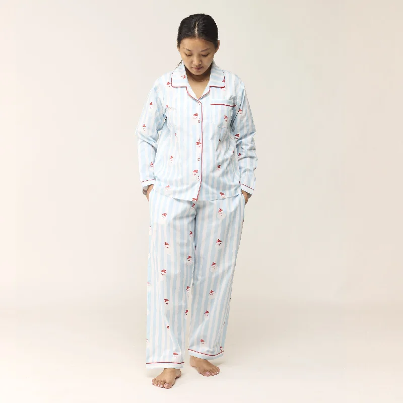 Hurry Up Women Jolly Striped Pajama Set