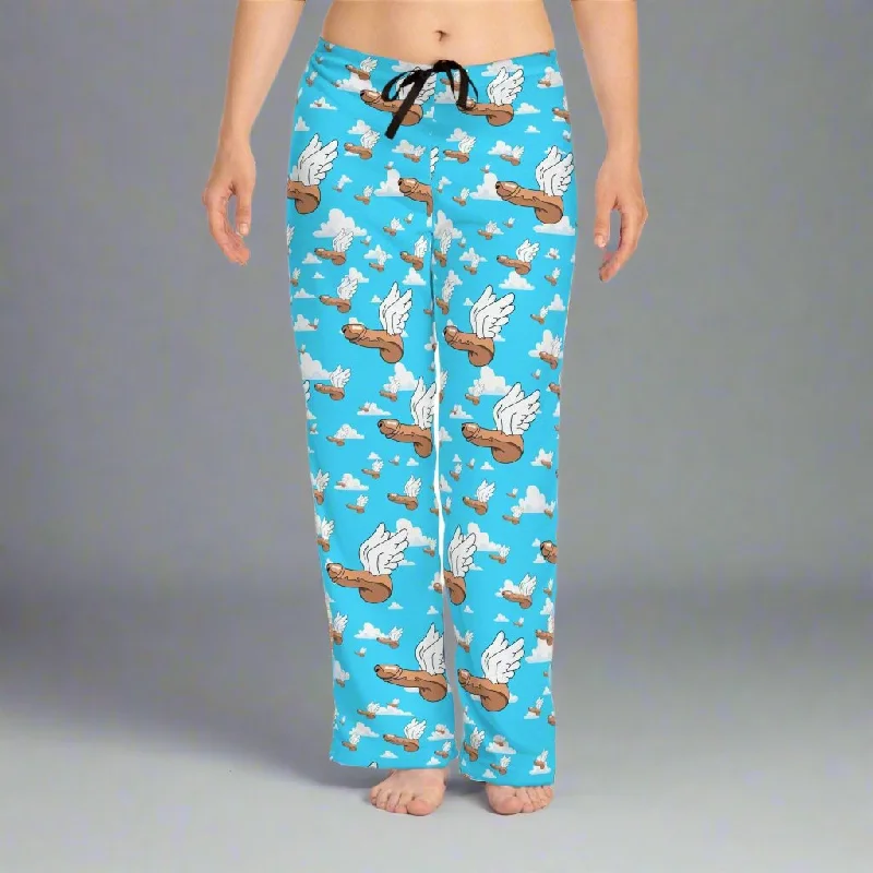 Act Fast Best Women’s Pajama Pants with Cool Flying Bird Prints