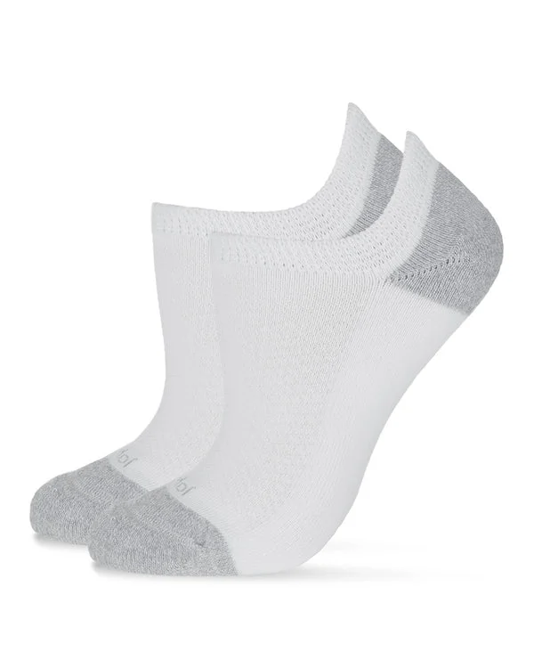 Limited Supply Cushioned No-Show Ankle Diabetic Socks by Me Moí - 2 Pairs