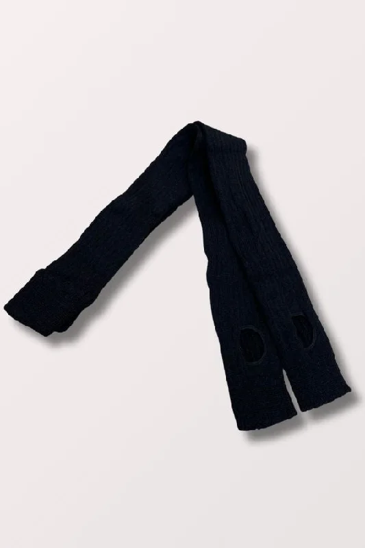 Weekend Discounts You Deserve 36 Inch Stirrup Leg Warmers - Black