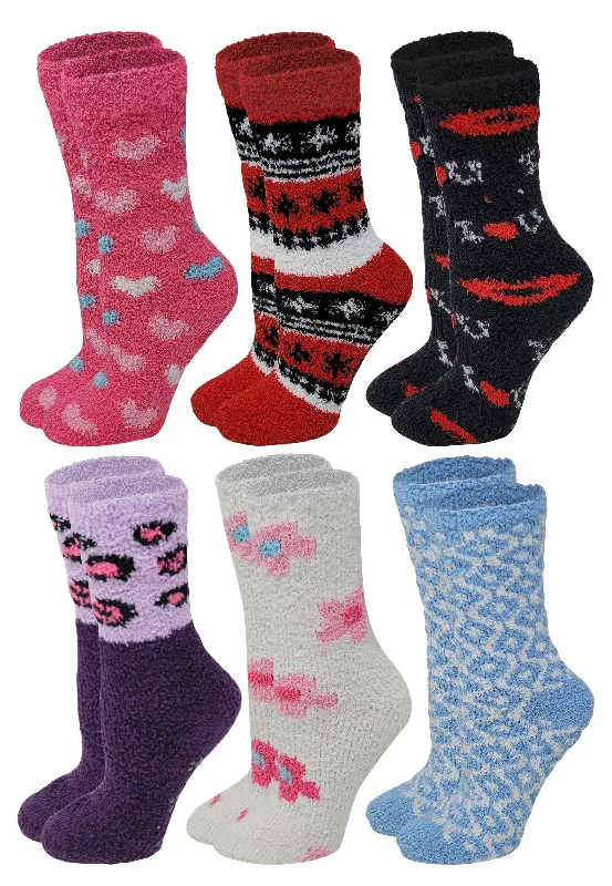 Great Bargain Non-Skid Home Slipper Grip Socks | Super Soft Winter Warm | Women (6 Pairs) Great Bargain Non-Skid Home Slipper Grip Socks | Super Soft Winter Warm | Women (6 Pairs)