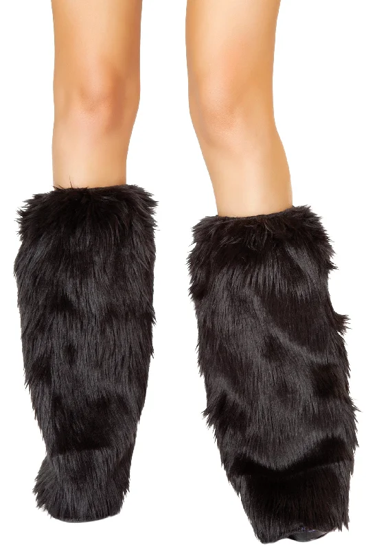 Weekend Offers That Please 8003 - Basic Faux Fur Leg Warmers
