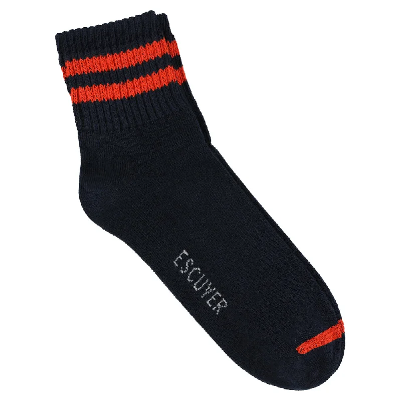 Today Only Ankle Socks Navy / Orange