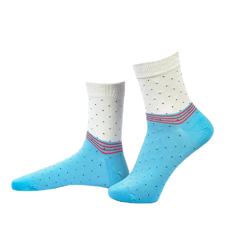 Don't Delay Skyline Spots  - Ankle Socks Bamboo Socks