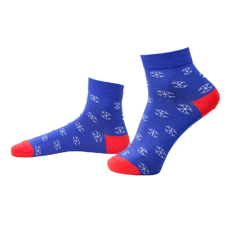Make Your Weekend Count with Savings Snowflake - Ankle Socks Bamboo Socks