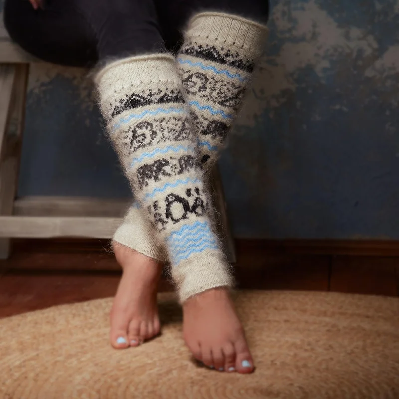 Weekend Bargains to Grab Women's Arctic Friends Goat Wool Leg Warmers