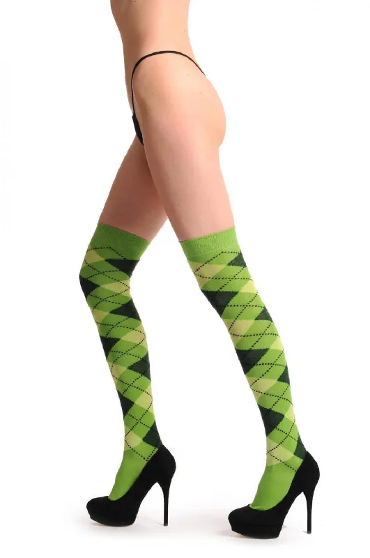 Epic Value Argyle Green Light Green Dark Green