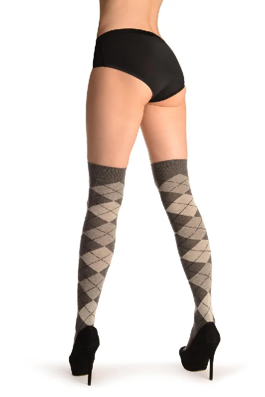 Fantastic Savings Argyle Grey & Dark Grey