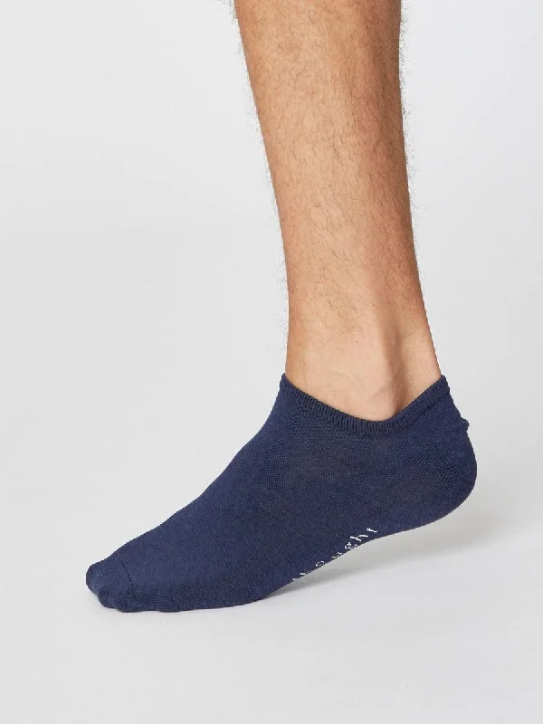 Weekend Deals to Make You Happy Ashley Trainer Socks - Navy