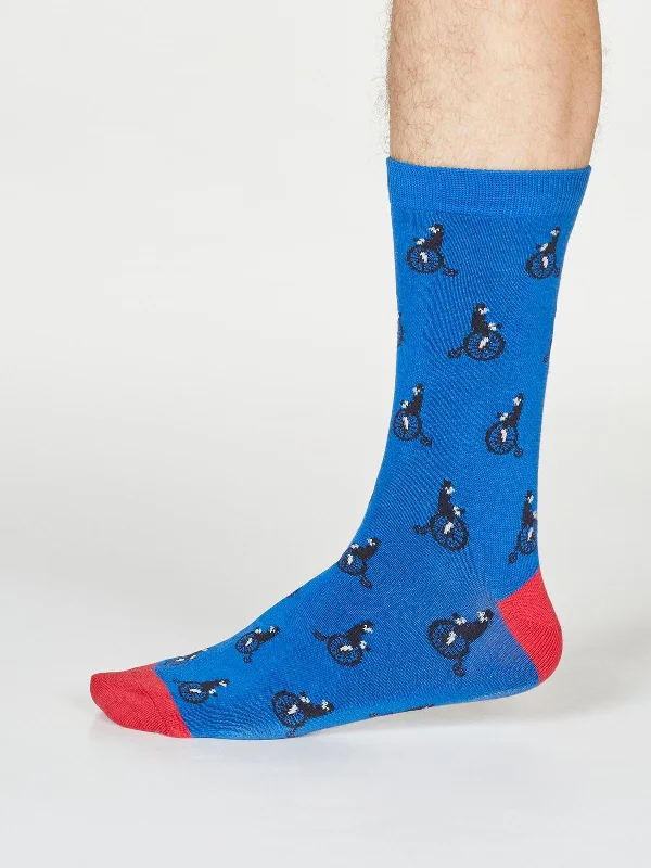 Weekend Savings Delight Ashton Bicycle Socks - Bright Blue