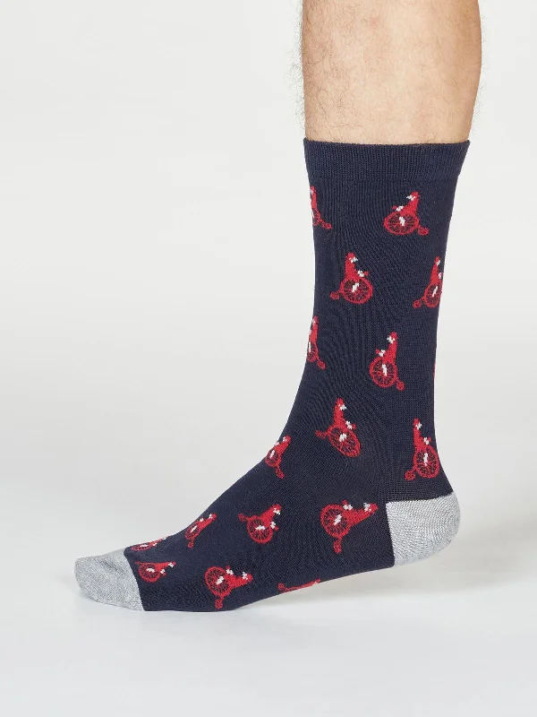 Weekend Offers That Sizzle Ashton Bicycle Socks - Dark Navy