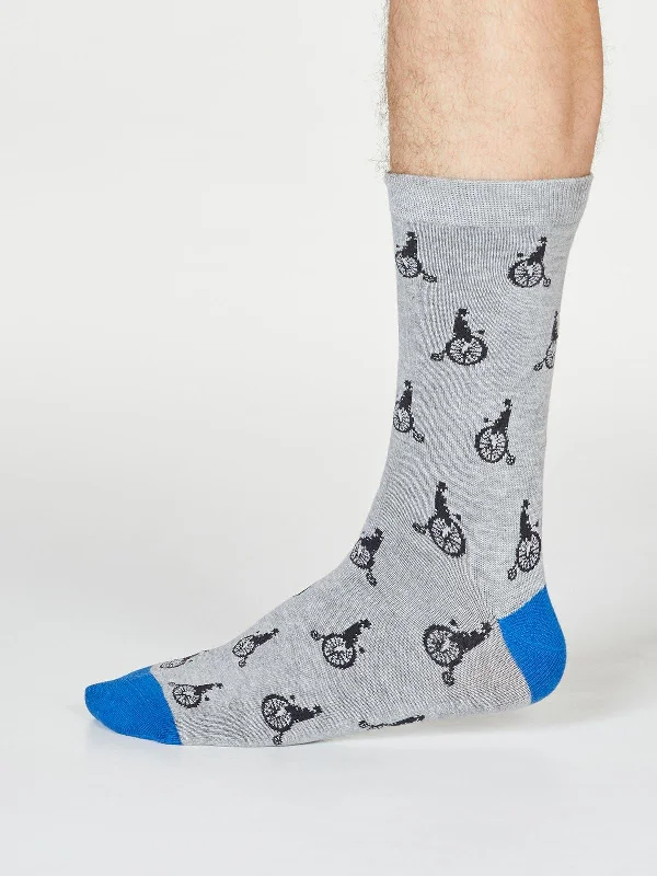 Weekend Specials You Can't Miss Ashton Bicycle Socks - Grey Marle