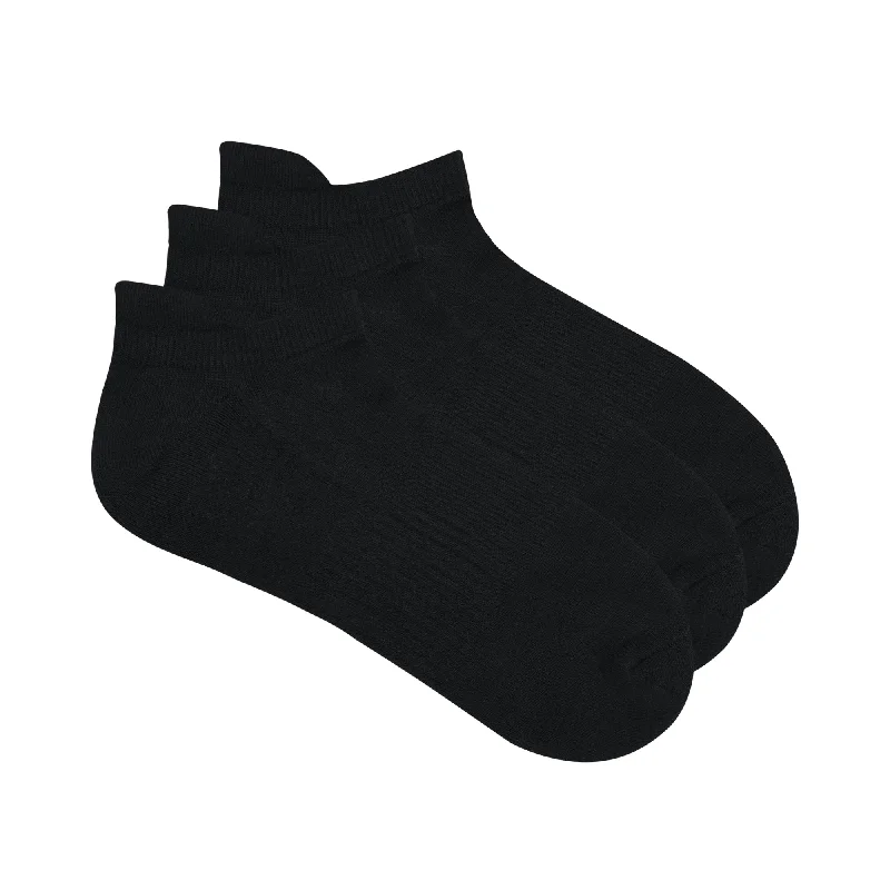 Weekend Bargains Galore Balenzia Men's Bamboo Black Low-cuts Socks | Pack of 3