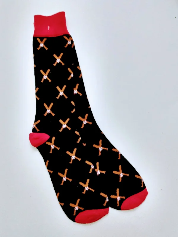 Special Offer Baseball & Bat Crew Socks