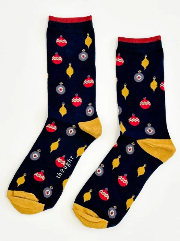Weekend Bargains to Enjoy Bauble Spot Socks - Midnight Navy