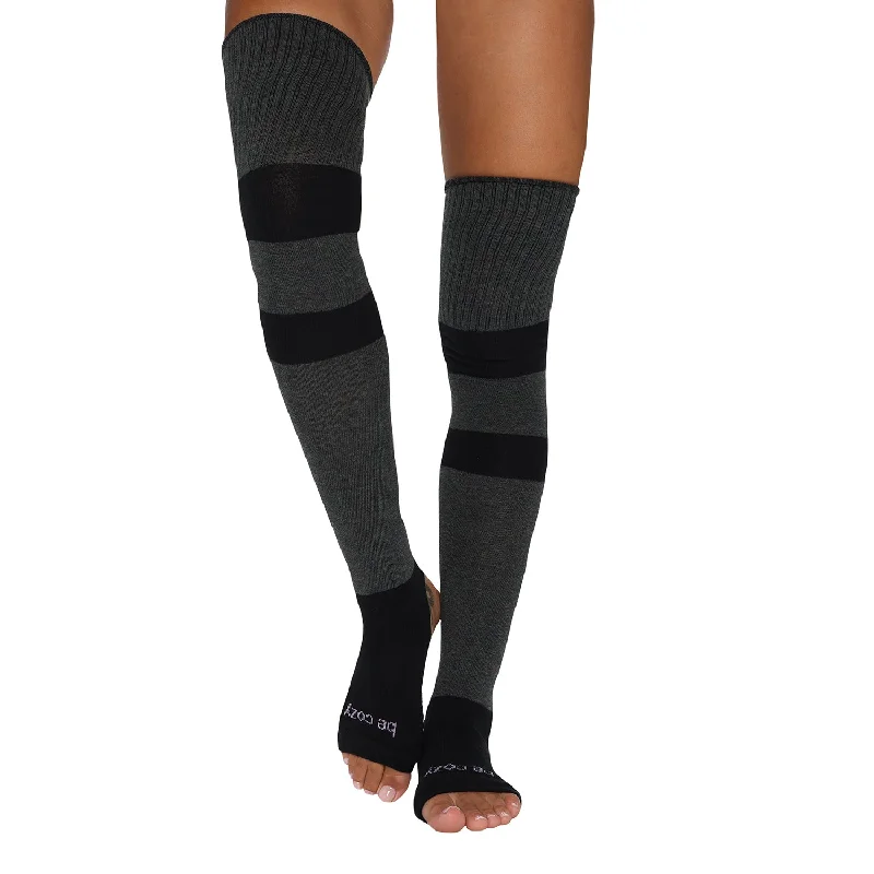 Markdown Sale Be Cozy Stirrup Grip Leg Warmers (Space)
