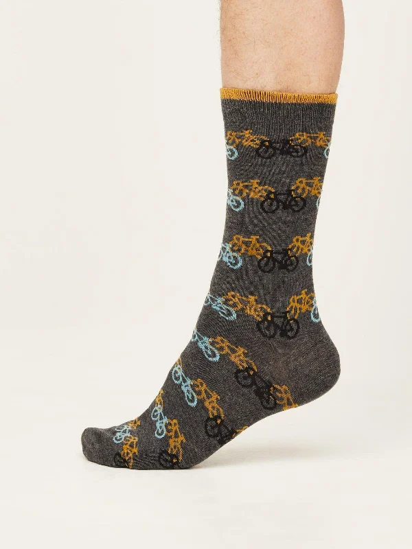 Weekend Savings Extravaganza BICYCLE RACE SOCKS - DARK GREY MARLE
