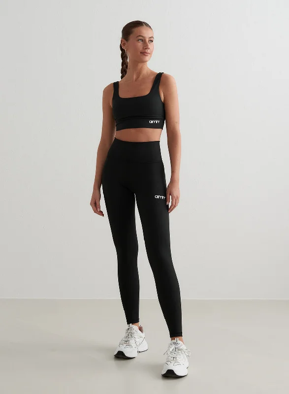 Now or Never Black Core Tights