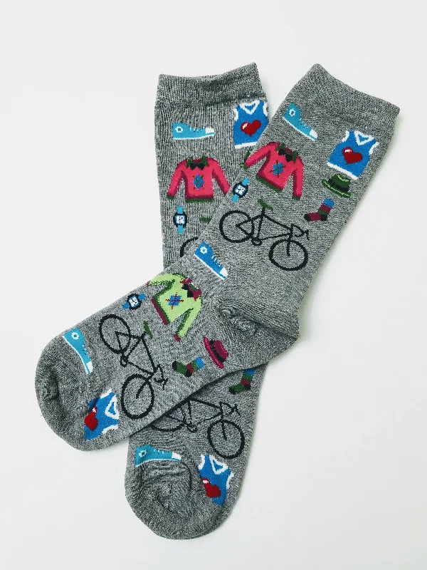 Closeout Deal Bicycle & Clothes Crew Socks