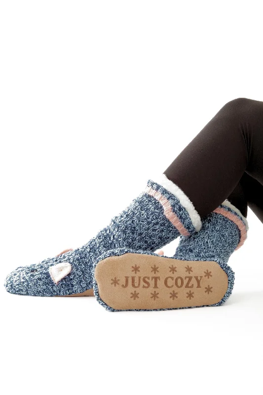 Epic Value Blue Mouse - Cozy Slipper Socks