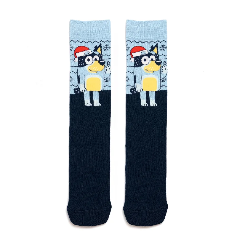 Markdown Sale Bluey Christmas 'Bandit' Adult Socks