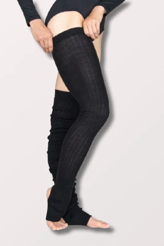 Weekend Offers You Can't Ignore 48 Inch Extra Long Stirrup Leg Warmers - Black