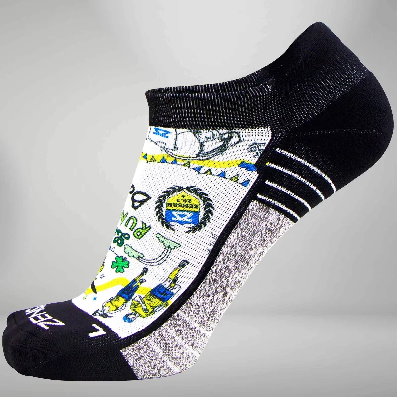 Crazy Savings Boston Doodle No-Show Socks