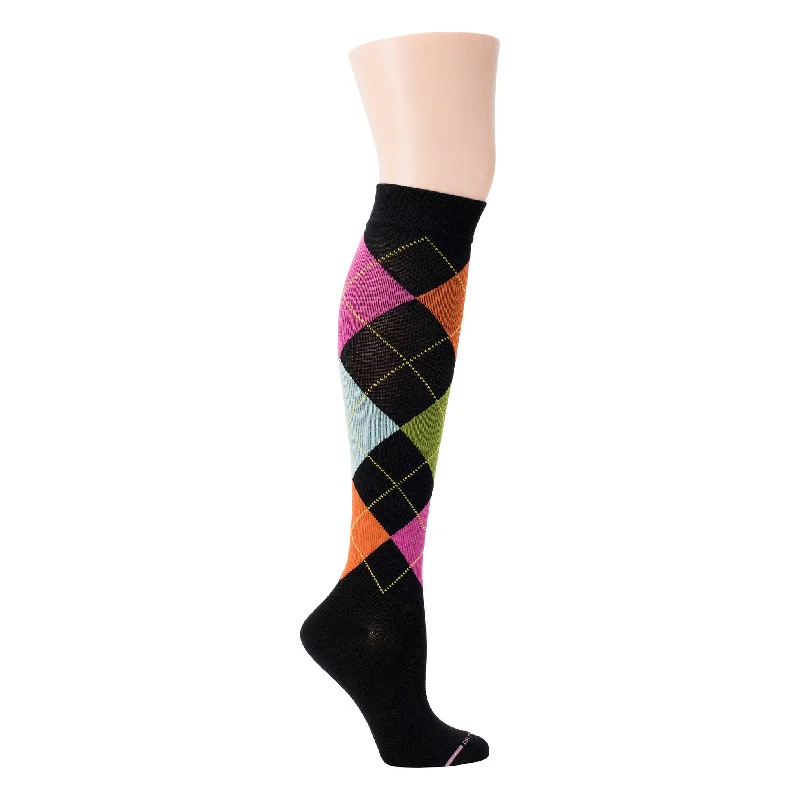 Can't Resist Argyle | Knee-High Compression Socks For Women
