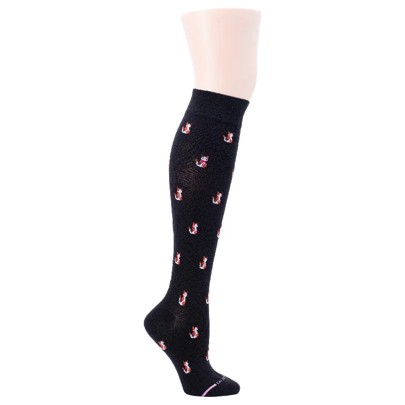 Discount Mania Cats | Knee-High Compression Socks For Women