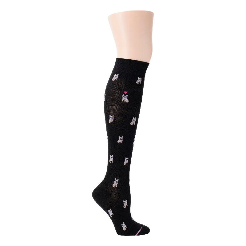 Early Access French Bulldog | Knee-High Compression Socks For Women