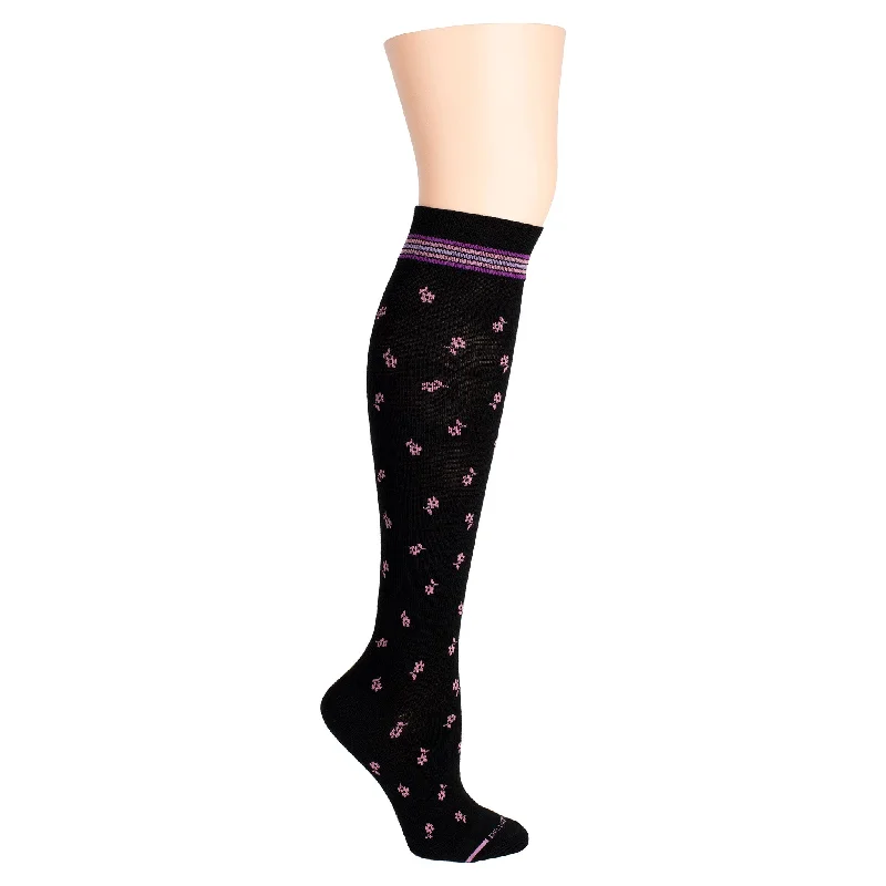 Shop Now Tonal Ditsy Daisy | Knee-High Compression Socks For Women