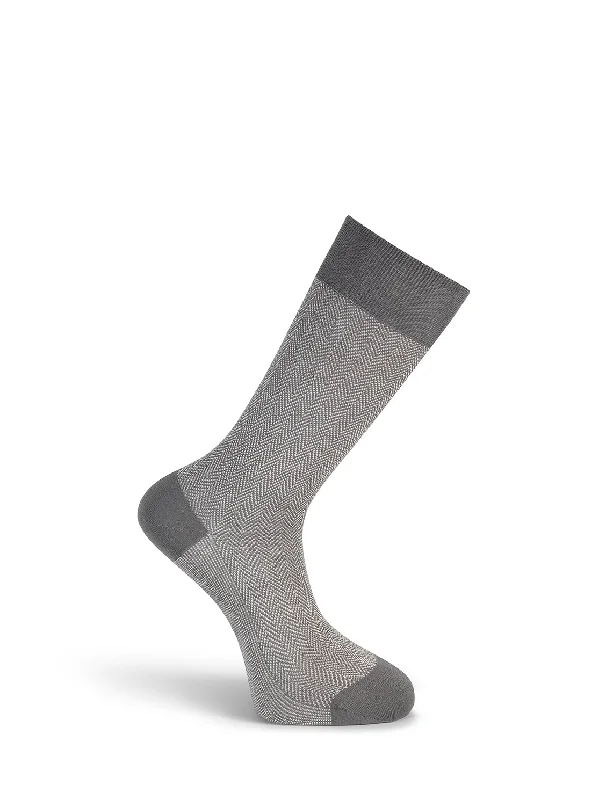 While Supplies Last Herringbone Cotton Socks