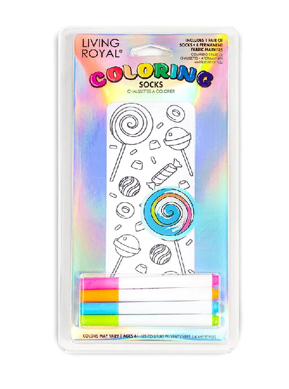 Weekend Sale: Don't Miss Out Candy Cat Coloring Sock