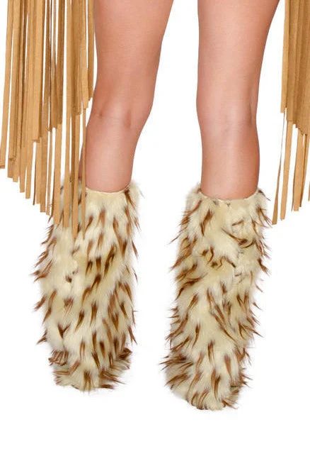Weekend Savings Spectacular CC239 - Brown Spike Leg warmers***50% OFF