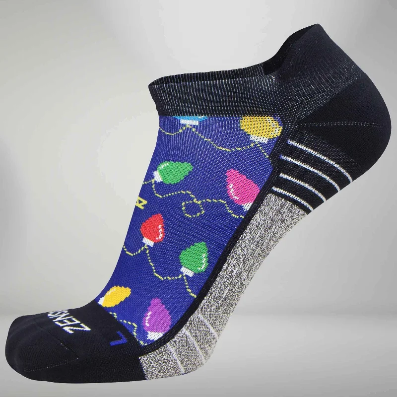 Lowest Rates Christmas Lights Socks (No Show)