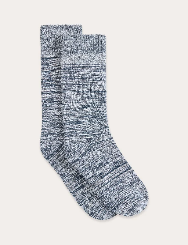 Weekend Discounts to Grab Chunky Bed Socks - Dove Marl