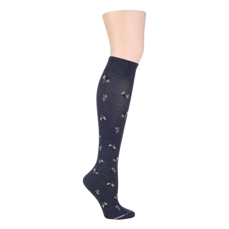 Weekend Deals That Amaze Compression Knee High Socks for women |BEES WITH FLOWERS