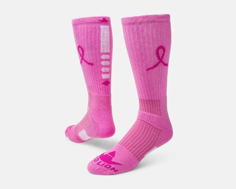 Pink with White Ribbon